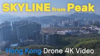 4K Aerial Drone: Stunning Hong Kong Skyline & Coastline