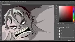 Dibujando a Hulk - Drawing to Hulk