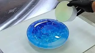 How to wet sand deep pour resin & apply a epoxy flood coat for a high gloss finish