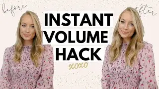 VOLUME HACK FOR FINE HAIR | Barefoot Blonde Hair Fill In Extension Review | Amanda John