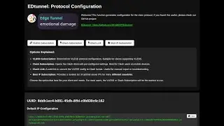 EDtunnel CF-Workers/Pages and Best clean IP