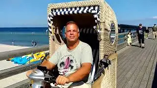 Fahrender Strandkorb - Das Strandkorbmobil, erster stra&szlig;enzugelassener fahrender Strandkorb!