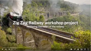 Zig Zag Railway workshop project - restoring the heart of the railway