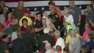 Excessive force complaint filed against security officers at Trump rally