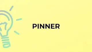 What is the meaning of the word PINNER?