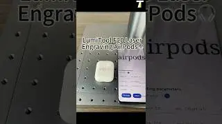 LumiTool F20 Laser Engraving AirPods🎧 #fiberlasermarking #lumitoolf20 #lumitool #fiberlaser#laser