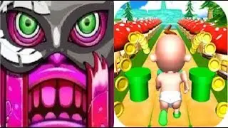 3D Lost Magic Temple vs Temple Baby Run