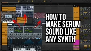 How to make serum sound like any synth - supersaw (and some saw stack layering) tutorial