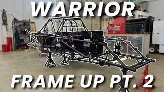 The Warrior goes down to a bare frame!! Super Late Model winter rebuild!