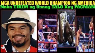 3 UNDEFEATED AMERICAN WORLD CHAMPION / SCIENTIFIC BOXER / SIRA ANG RECORD KAY MANNY PACQUIAO
