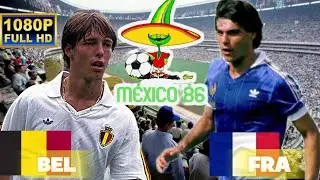 FRANCE vs BELGIUM 4-2 / Third place play-off/ WORLD CUP MEXICO 1986 /Full HD 1080p