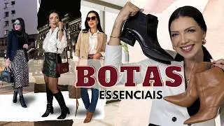 Botas ESSENCIAIS no guarda roupa de inverno.