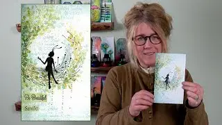 Tia and the Christmas Wreath - A Lavinia Stamps Tutorial