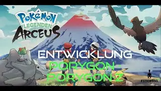 Pokemon Legenden Arceus: Entwicklung Porygon -  Porygon2 -   Porygon Z