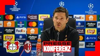 RE-LIVE: PK mit Alonso und Tah vor Bayer 04 Leverkusen 🆚 AC Mailand | UEFA Champions League