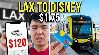 How To Take Public Transit from Los Angeles International Airport (LAX) to Disneyland (No Uber/Lyft)