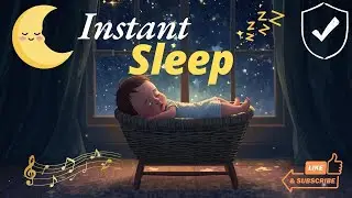 Baby Sleep Music to Sleep Instantly in 3 Minutes,  💤 Soothing Baby Music Insomnia, Dark Screen Time