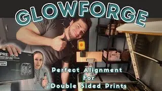 Glowforge: Perfect Alignment for Double Sided Prints Using a Leveling Laser