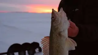 Jigging Rap Walleyes Near Devils Lake ND - In Depth Outdoors TV S16 E5