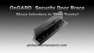 Home Invasion Products. Security Door Brace Stops Forced Entry