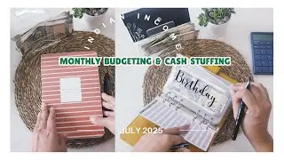✨TIGHT BUDGET I BUDGETING & CASH STUFFING I INDIAN JOB 9-6 I JULY 2025