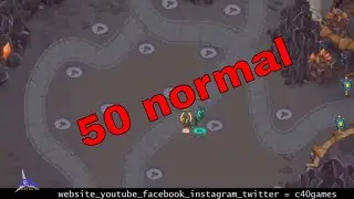 king of defense level 50 normal with local hero