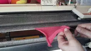 Btother El Örgü Triko Makinesinde Kıvrılmayan Kenar Yapılışı