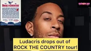 Rapper Ludacris forced to drop out of tour. #story #music #news #trending 
