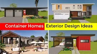 SHIPPING CONTAINER HOMES EXTERIOR DESIGN IDEAS