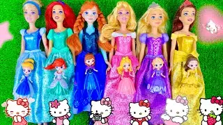 Cute Miniatures Disney Princess Frozen ELSA & Annall! elsa satisfying unboxing