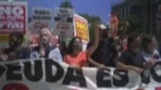Argentinians protest repayment of IMF loans