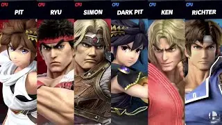 Super Smash Bros. Ultimate - Battle #3115 Fighters VS Echo Fighters Team Stock Battle #2