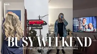 SPRING CLOSET DECLUTTER + Annual Star Wars Day Marathon + Infrared Thermal Brush Review | Vlog 466