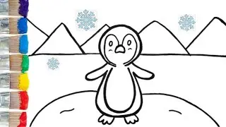 Nihilist Penguin Drawing 🐧 | Easy | Painting 🖼 