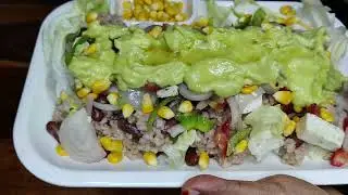 Best Weight loss Recipe Mexican Bowl Chipotle in Telugu| Healthy bowl at home| Chipotle Style|Telugu