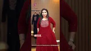 Yeame Panel Cut Velvet Kurta   Code(12006)