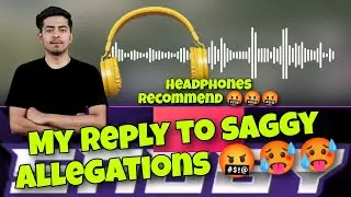 Saggy Allegations|My honest reply to Saggy Allegations 🤬 #bgmi #controversy