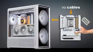 The Most Aesthetic 'Zero Cable' PC Build... | BTF Lian Li Lancool 217 Infinity PC Build