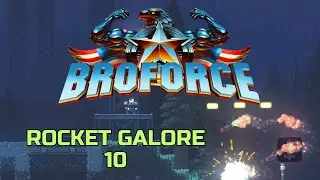 Broforce level 10, no commentary gameplay