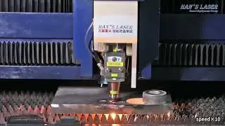 HAN'S LASER Corte por l&aacute;ser de 20Kw - Acero inoxidable de 40 mm