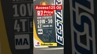 Suzuki Access125 Oil Price | Ecstar Engine Oil 700 ML #ecstar