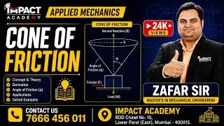 Cone of Friction | Applied Mechanics | Mechanical Engineering #freeengineeringcourses #zafarsir