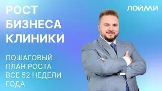 Рост бизнеса клиники: пошаговый план роста все 52 недели года