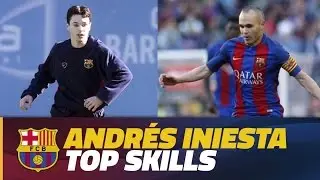COMPILATION: Iniesta top skills during Bar&ccedil;a Youth Academy