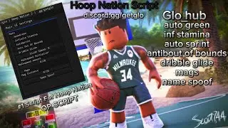 Hoop Nation Script GloHub - auto green/inf stamina/auto sprint and more 