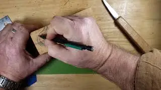 Wood carving a hill Billy 1,dremel,whittling power carving