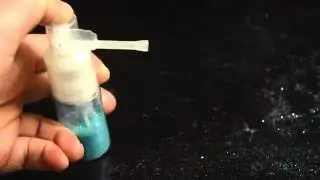 POWDER SPRAY BOTTLE WITH LOCKING NOZZLE, CLEAR 30ml