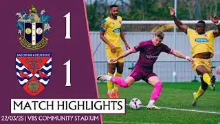 HIGHLIGHTS Sutton United vs Dagenham & Redbridge 22/03/25 VNL