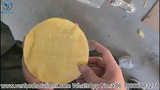 15cm Electric Heating Corn Tortilla Tunnel Oven Line Test for Italy Customer | VERFOODSOLUTIONS