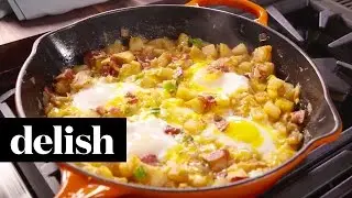 Loaded Breakfast Skillet | Delish